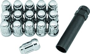 QuadBoss QuadBoss Spline Lug Nuts 12x1.25 - Silver - 608816
