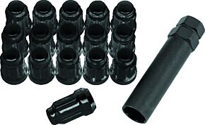 QuadBoss QuadBoss Spline Lug Nuts 12x1.5 - Black - 608819