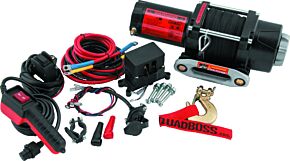 QuadBoss QuadBoss Winch 2500Lb W/Synthetic Rope - 608701