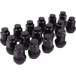 RACELINE Raceline Conical Lug Nuts - 10mm x 1.25 - 16 Pack - Black - RLUG-BX14B