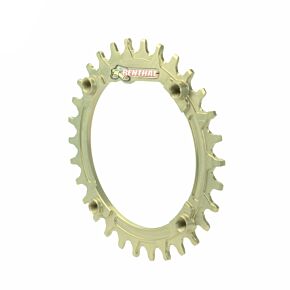 Renthal Renthal 1XR Chainring 104 mm. BCD 30T - Hard Anodized Aluminum Gold - MCR107-564-30PHA