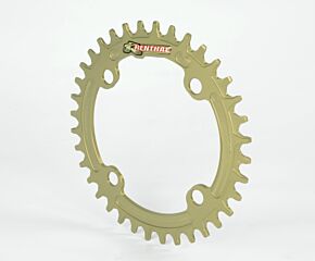 Renthal Renthal 1XR Chainring 104 mm. BCD 38T - Hard Anodized Aluminum Gold - MCR107-564-38PHA