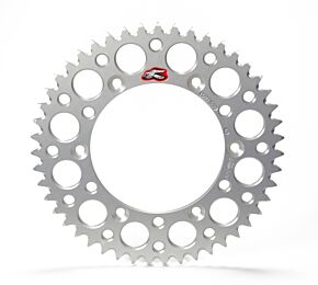 Renthal Renthal 2005/07-11 Husq. 450-510 TC/ TE/ TXC Rear Sprocket-Sil 520-46P Teeth - 216U-520-46GPSI