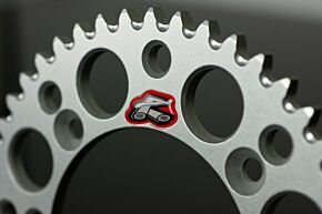 Renthal Renthal 22-23 Yamaha YZ85 Rear Grooved Sprocket -Silver 428-50P Teeth - 121U-428-50GPSI