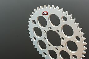 Renthal Renthal Barnes Style Rear Sprocket Grooved Silver - 520-51P Teeth - 507U-520-51GPSI