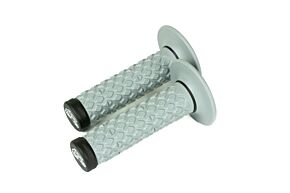 Renthal Renthal Soft/Firm MX Dual Compound Grips Tapered 1/2 Waffle - Gray/Black - G202