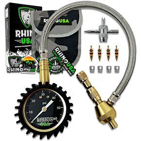 Rhino USA Rhino USA 60Psi Tire Deflator Gauge - DEFLATOR-GAUGE