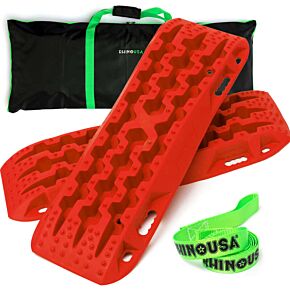 Rhino USA Rhino USA Recovery Traction Boards - Red (Pair) - RG-TB42X13-RED