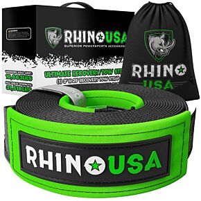 Rhino USA Rhino USA Recovery Tree Saver Strap 3Inx8Ft (Black) - RNO-TREESAVER