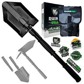 Rhino USA Rhino USA Straight Handle Recovery Shovel W/Pick - RNO-ETOOL-3