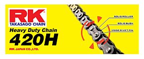 RK Chain RK Chain 420H-130 - Natural - 420H-130