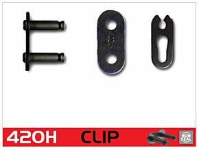 RK Chain RK Chain 420H Clip Link - Natural - 420H-CL