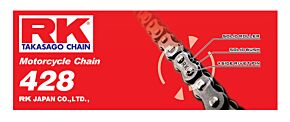 RK Chain RK Chain 428-118 - Natural - 428-118
