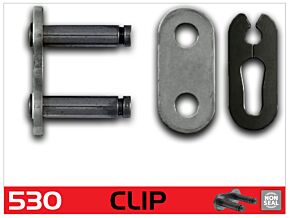 RK Chain RK Chain 530 Clip Link - Natural - 530-CL