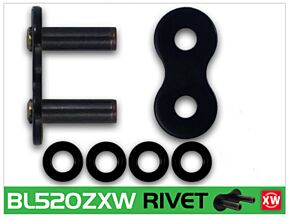 RK Chain RK Chain BL520ZXW-RIVET - Black Scale - BL520ZXW-RL