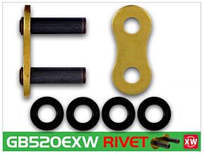 RK Chain RK Chain GB520EXW-RIVET - Gold - GB520EXW-RL