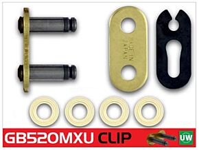 RK Chain RK Chain GB520MXU-CLIP - Gold - GB520MXU-CL