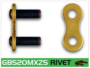 RK Chain RK Chain GB520MXZ5-RIVET - Gold - GB520MXZ5-RL