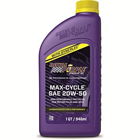 Royal Purple Royal Purple Max-Cycle Synthetic 20W50 Motorcycle Oil - 1 Quart - 06316