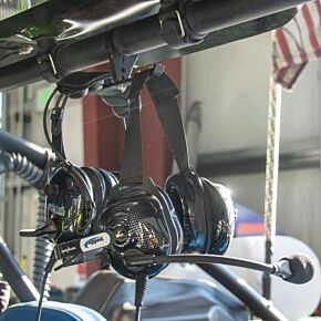 Rugged Radios Rugged Radios Dual Headset Hanger with Bar Mount 1.25 Inches Tube Diameter - HH-1.25