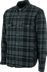 Speed and Strength Speed and Strength Black 9 2.0 Moto Shirt Grey - Large - 892274