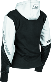 Speed and Strength Speed and Strength Cat Outa Hell Hoody White/Black Womens - XS - 884456