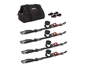 SpeedStrap SpeedStrap 1 1/2In UTV Tie-Down Kit - Black - 71740