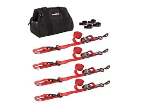 SpeedStrap SpeedStrap 1 1/2In UTV Tie-Down Kit - Red - 71743