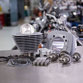 S&S Cycle S&S Cycle 00-21 Sportster Models 1200cc to 1250cc Hooligan Kit - Silver - 910-0702