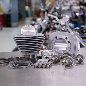 S&S Cycle S&S Cycle 00-21 Sportster Models 883cc to 1200cc Hooligan Kit - Silver - 910-0700