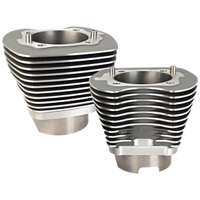 S&S Cycle S&S Cycle 07-16 BT 4-1/8in Bore Cylinder Set For 124in & 124in Dish - Stone Gray - 910-0494