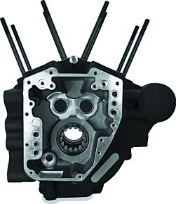 S&S Cycle S&S Cycle 07-16 BT Engines w/ 4-1/8in Bore Super Stock T2 Crankcase - Wrinkle Black - 310-0369