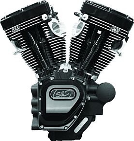 S&S Cycle S&S Cycle 07-16 Touring Models T124LC Black Edition Longblock Engine - 585 GE Cams - 310-0836A