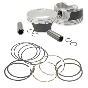 S&S Cycle S&S Cycle 07-17 BT 3.927in Standard Bore 106in Big Bore Forged Piston Set - 106-3690