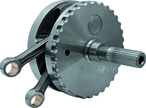 S&S Cycle S&S Cycle 07-17 BT 4-3/8in Stroke Flywheel Assembly w/ Sprocket Shaft Bearing Race - 320-0352