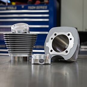 S&S Cycle S&S Cycle 07-17 BT Models 110in Sidewinder Big Bore Kit - Silver - 910-0650