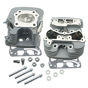 S&S Cycle S&S Cycle 08-16 Touring Super Stock 79cc Cylinder Head Kit - Silver - 106-3227