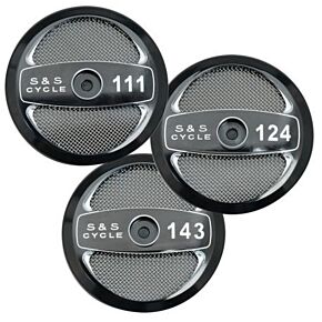 S&S Cycle S&S Cycle 111in Air Cleaner Cover - Gloss Black - 170-0319