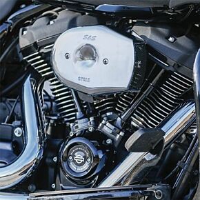 S&S Cycle S&S Cycle 17-23 M8 Touring/18-23 BT Stealth Air Cleaner Kit w/ Chrome Tribute Cover - 170-0595A