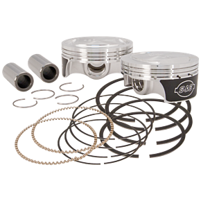S&S Cycle S&S Cycle 2007+ BT 3-7/8in x 4-3/8in Piston Set - Standard - 106-0432