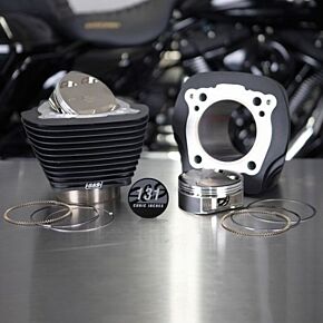 S&S Cycle S&S Cycle 2007+ BT 4.250in Bore 4.840in - Wrinkle Black w/o Highlight - 910-0763