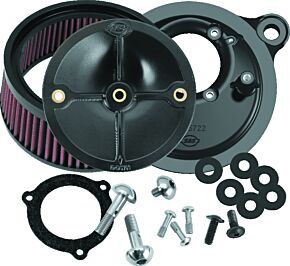 S&S Cycle S&S Cycle 2008+ BT w/ S&S 66mm Throttle Body Stealth Air Cleaner Kit w/o Cover - 170-0165