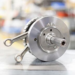 S&S Cycle S&S Cycle 2017 M8 Models 4-5/8in Stroke Flywheel w/ Full Width Rods & Balancer Gear - 320-0605