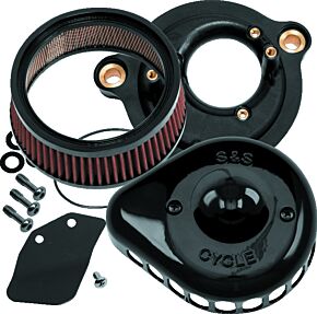 S&S Cycle S&S Cycle 2017+ M8 Models Stealth Air Cleaner Kit w/ Gloss Black Mini Teardrop Cover - 170-0436C