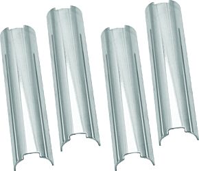 S&S Cycle S&S Cycle 3.200in Pushrod Cover Keeper Set - Chrome - 93-4105
