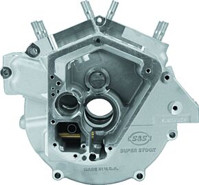 S&S Cycle S&S Cycle 70-84 BT w/ 3-5/8in Bore Super Stock Alternator Style Crankcase - Natural - 31-0004