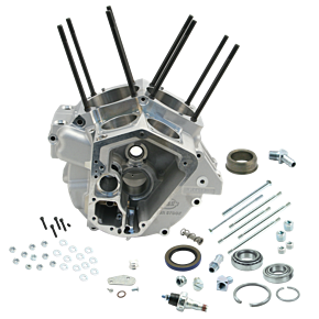 S&S Cycle S&S Cycle 84-91 BT w/ 3-5/8in Bore Super Stock Alternator Style Crankcase - Natural - 31-0001