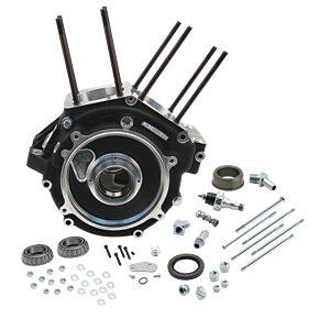 S&S Cycle S&S Cycle 84-91 BT w/ Stock Bore Super Stock Alternator Style Crankcase - Wrinkle Black - 31-0052