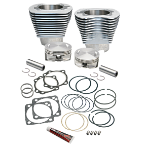 S&S Cycle S&S Cycle 84-99 BT 4 1/8in Bore Cylinder & Pistons Kit For S&S V124 Engine - Natural - 910-0229