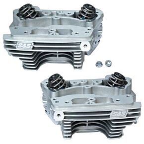 S&S Cycle S&S Cycle 84-99 BT Super Stock Cylinder Heads - Wrinkle Natural Aluminum Finish - 90-1360